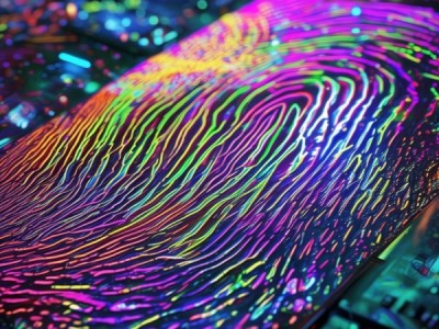 指纹，科技之光下的视觉盛宴